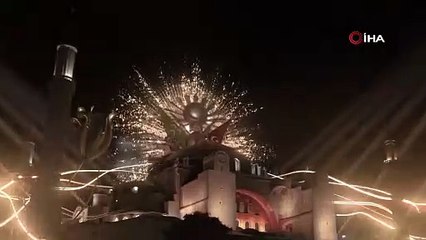 İstanbul'un fethi için Ayasofya'da çok özel gösteri