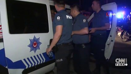 Polisin "dur" ihtarına uymadı, kaza yaptı