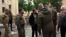 Bei Besuch in Charkiw: Seleneskyj feuert Geheimdienstchef