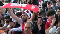 Kupa kutlamasına Sivasspor tarafından yoğun ilgi