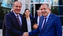 Muharrem İnce'den Zafer Partisi lideri Ümit Özdağ'a sürpriz ziyaret
