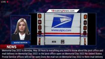 Is the post office open today on Memorial Day 2022? Is there mail delivery? Does the mail run? - 1br