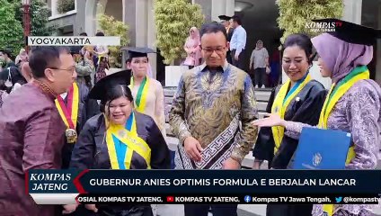 Gubernur Anies Baswedan Optimis Formula E Berjalan Lancar