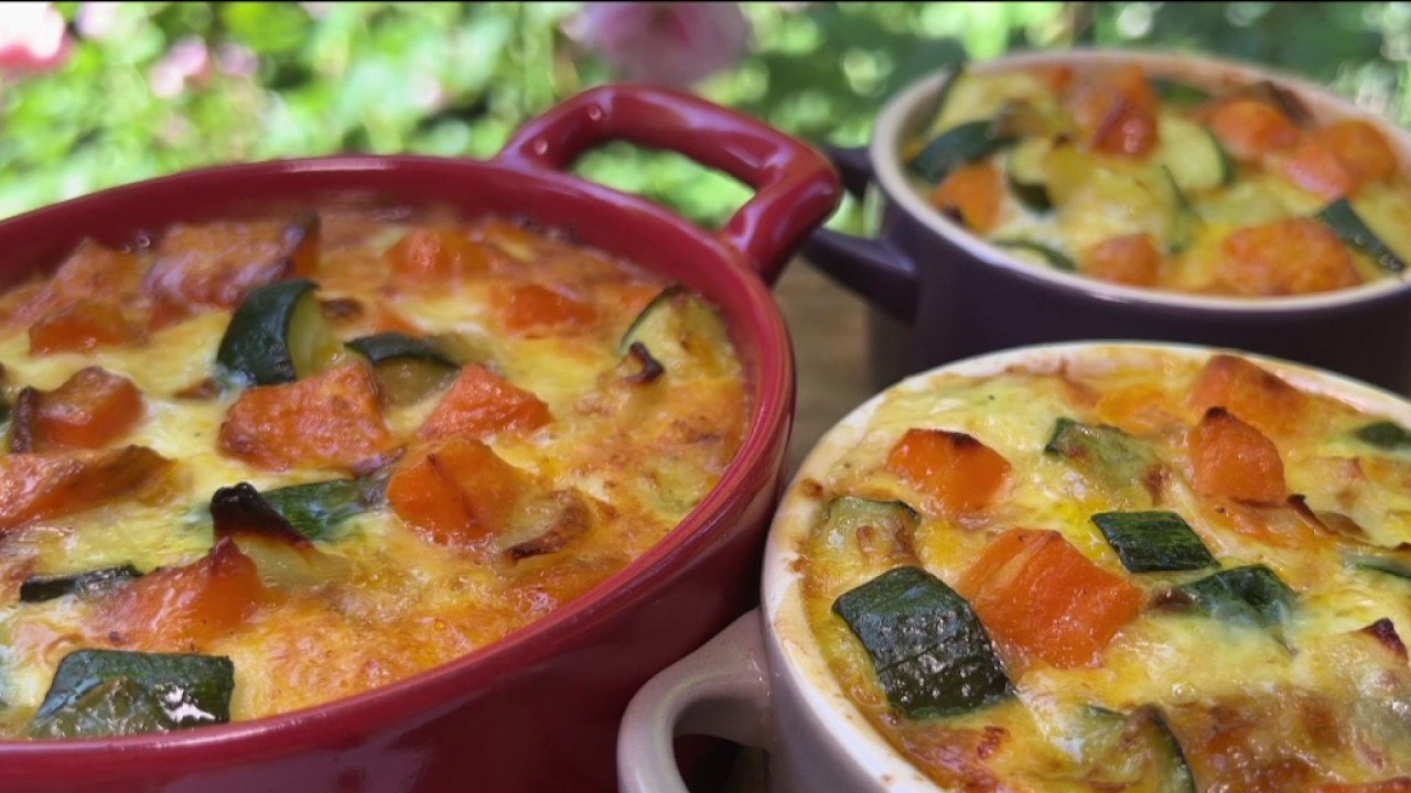 Gourmand - Gratin de légumes à la Cancoillotte