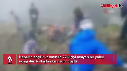 20 dakikalık uçuşu tamamlayamadı! 14 cesede ulaşıldı...
