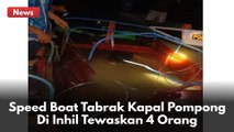 Speed Boat Tabrak Kapal Pompong Di Inhil Tewaskan 4 Orang !!