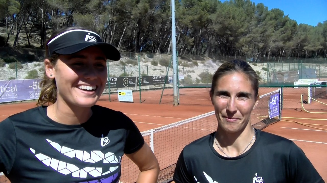 Interview maritima: Ines Bekrar et Manon Peral après la montée d'Istres Sports Tennis en N1