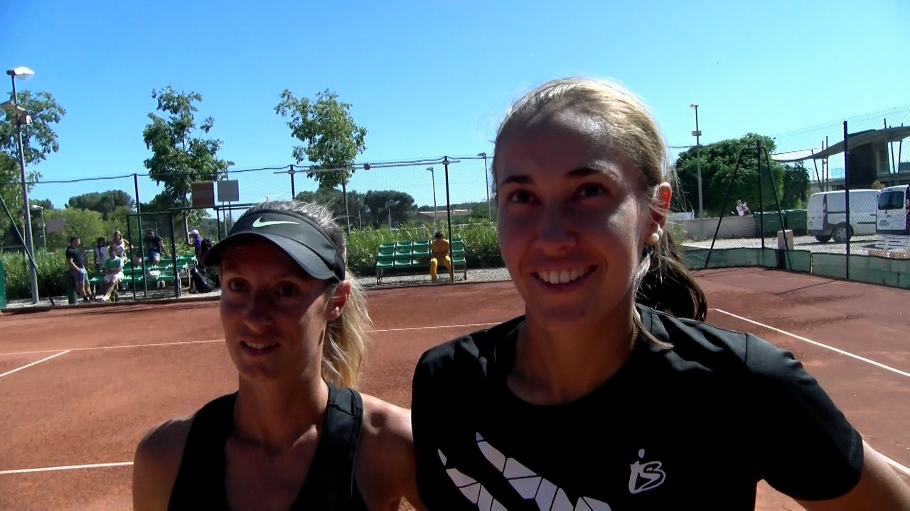 Interview maritima: Maud Vigne et Pauline Payet après la montée d'Istres Sports tennis en N1
