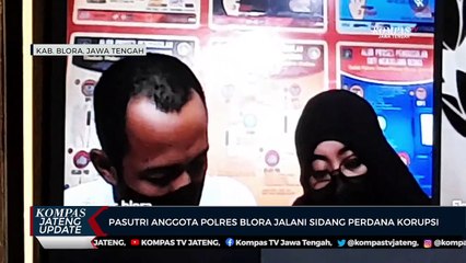 Pasutri Anggota Polres Blora Jalani Sidang Perdana Korupsi