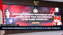 Kapolri Jenderal Polisi Listyo Sigit Prabowo Berikan Penghargaan Kepada Atlet Polri Yang Meraih Prestasi Di Sea Games Ke-31 Di Hanoi Vietnam 2021