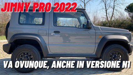 SUZUKI JIMNY PRO 2022 | La prova su strada del fuoristrada in versione N1