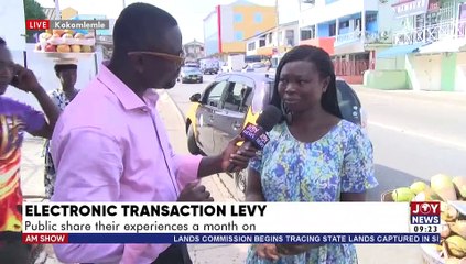 Electronic Transaction Levy: Members of the public share experience a month on - AM Show (30-5-22)