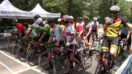 Beykoz Spor Ormanı'nda bisikletçiler kıyasıya yarıştı