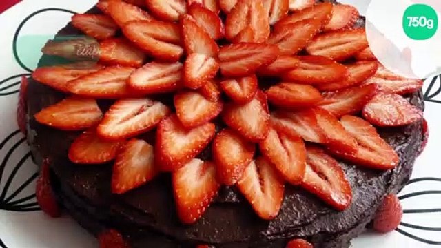 Gâteau Tentation Chocolat Fraises