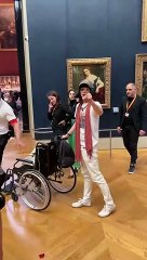 Atacante que tiró una tarta contra la Gioconda