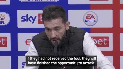 Download Video: Corberán questions VAR as Huddersfield controversially denied penalties in play-off defeat