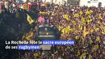 Rugby: à La Rochelle, des dizaines de milliers de supporters célèbrent leurs héros