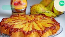 Gâteau renversé aux poires caramélisées et aux épices