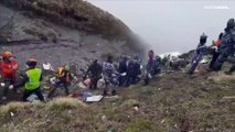 انتشال 21 جثة من موقع تحطم طائرة ركاب فقدت الأحد في نيبال