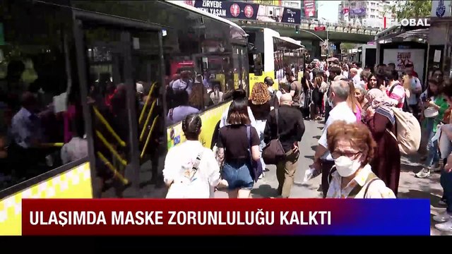 Toplu taşımada maskesiz ilk gün