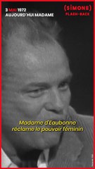 SIMONE -  En 1972, la pionnière de l’écoféminisme Françoise d’Eaubonne défendait son point de vue sur les liens entre pouvoir et défense de la planète
