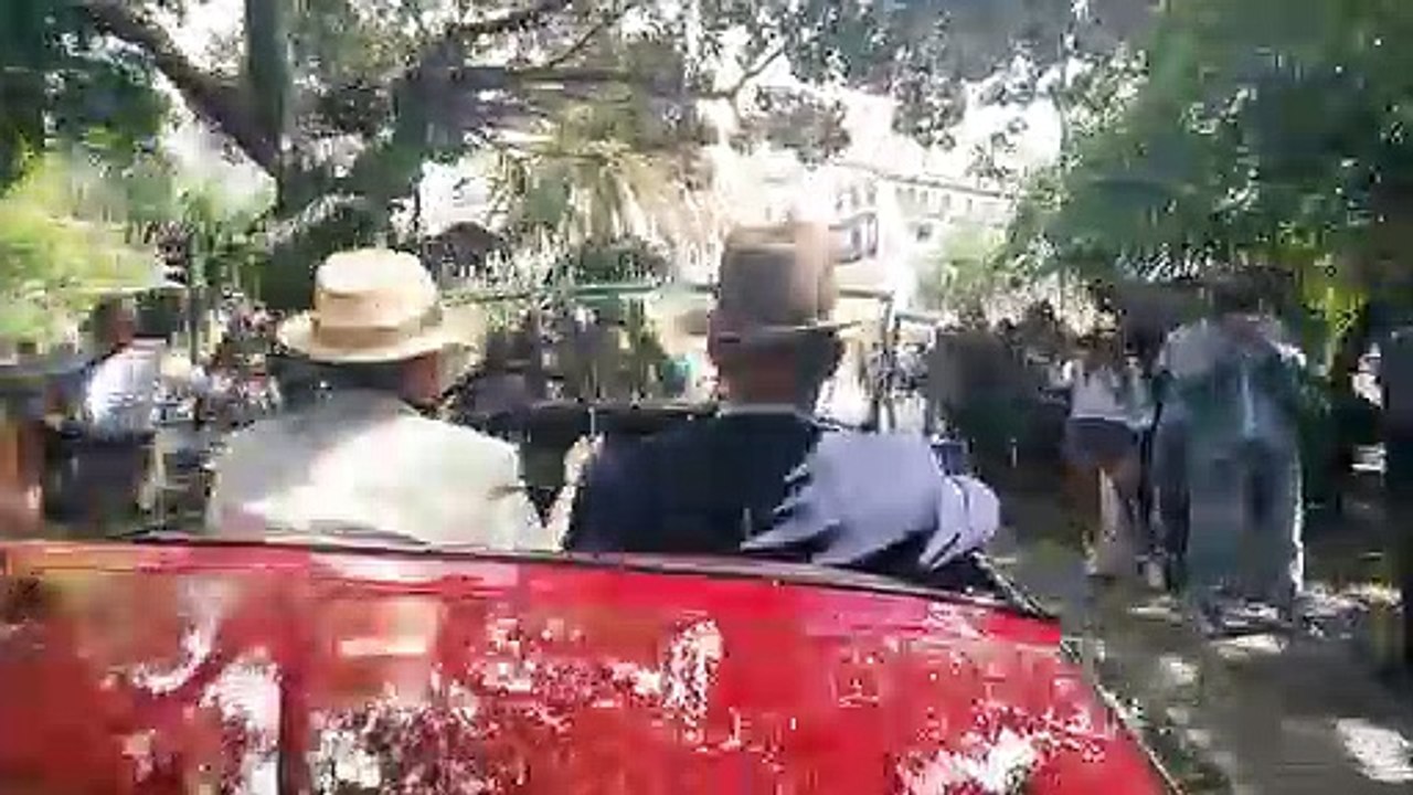 Los coches antiguos llenan Santa Cruz de Tenerife en el Día de Canarias