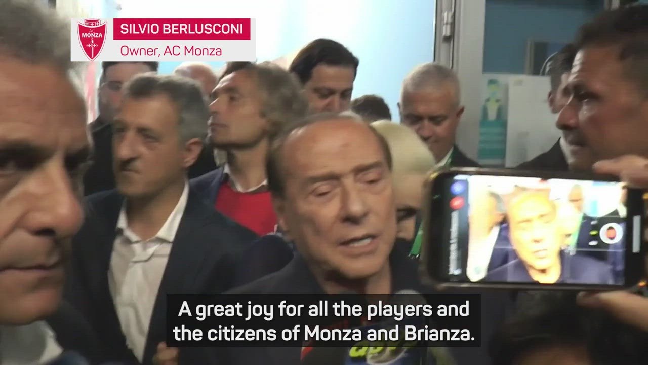 Berlusconi aims for Serie A glory after Monza promotion