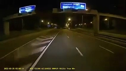 Object hits windscreen of HGV