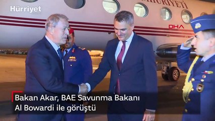 Milli Savunma Bakanı Akar, BAE Savunma Bakanı Al Bowardi ile görüştü