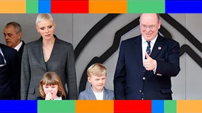 Charlene de Monaco le look très Grace Kelly de sa fille Gabriella sur un cliché inédit de ses enfa