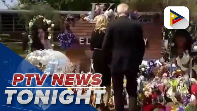 US Pres. Biden and first lady visit Texas site of mass shooting at elementary school