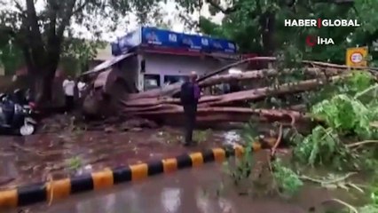 Hindistan’da dolu fırtınası