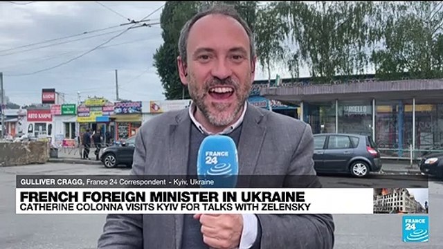 War in Ukraine: French FM Catherine Colonna visits Kyiv for talks with Zelensky