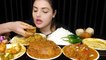ASMR Eating- Spicy Chicken curry, Egg Kosha, Fish Kalia, Prawn Malai Curry, Veg Biryani, Indian Sweets