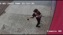 Vídeo mostra vândalo agindo no Bairro São Cristóvão