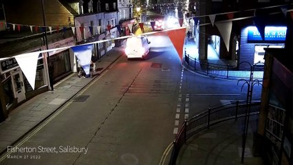 Watch the moment man deliberately drove car at group of pedestrians in Salisbury