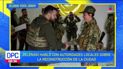 Volodímir Zelenski visitó Járkov