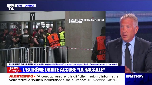 Philippe Ballard sur les incidents au Stade de France: Ce sont les voyous qui font la loi