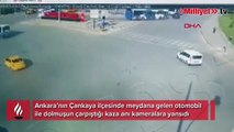 Ankara’da otomobilin çarptığı dolmuş takla attı! Çok sayıda yaralı var