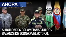 Autoridades colombianas dan balance de jornada electoral – 30May - Ahora