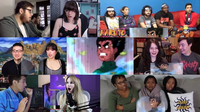 Gaara Vs Rock Lee The Fifth Gate, A Splendid Ninja Is Born Raection Mashup NARUTO 49-50