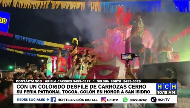 Con desfile hípico y de carrozas concluyó la feria en Tocoa