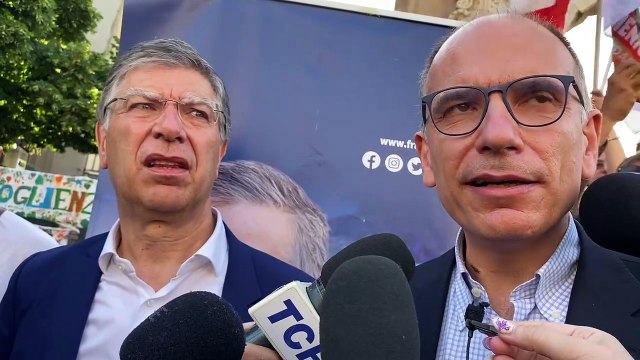 Letta a Messina a sostegno del candidato sindaco De Domenico