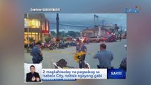 2 magkahiwalay na pagsabog sa Isabela City, naitala ngayong gabi | Saksi