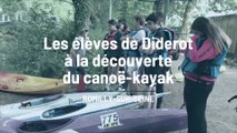 Les élèves de Diderot à la découverte du canoë-kayak à Romilly-sur-Seine