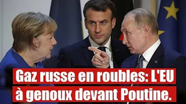 Gaz russe : Tous les pays de L'EU d'accords pour pays en rouble.