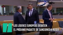 Los líderes europeos debaten el sexto paquete de sanciones a Rusia