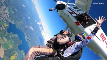 103-Jährige hält Weltrekord: "Nach unten komme ich auf alle Fälle"