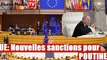 UE: Haute tension au conseil européen; de nouvelles sanctions contre la RUSSIE