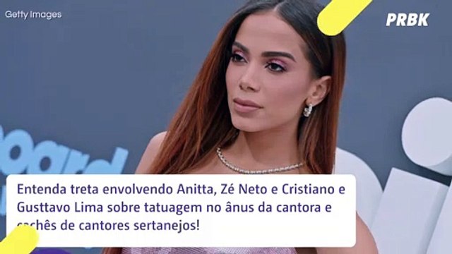 Entenda polêmica entre Anitta e sertanejos por tatuagem no ânus e cachês